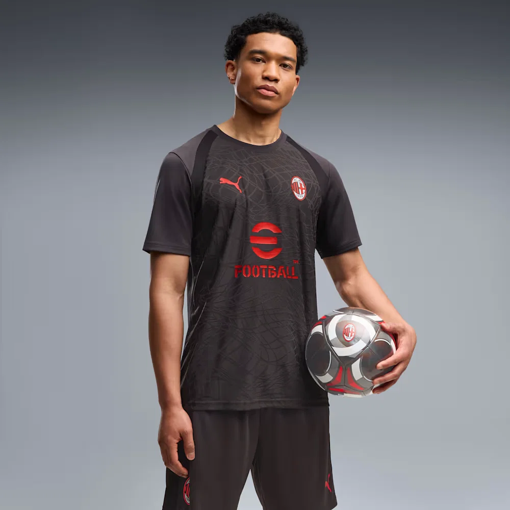 Camisa de Treino AC Milan Slim Masculina