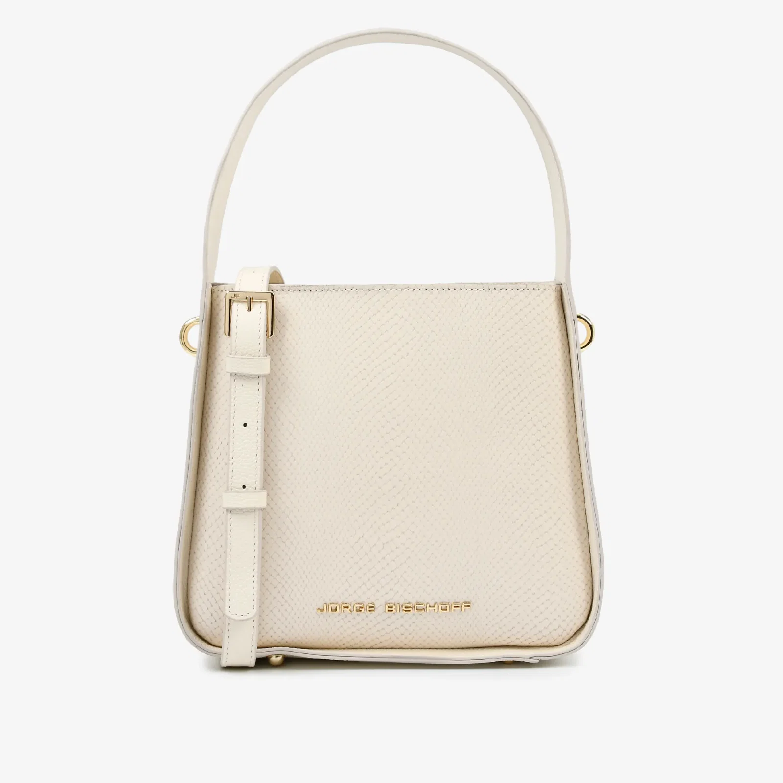 Bolsa De Ombro Off White Cordilheira Couro