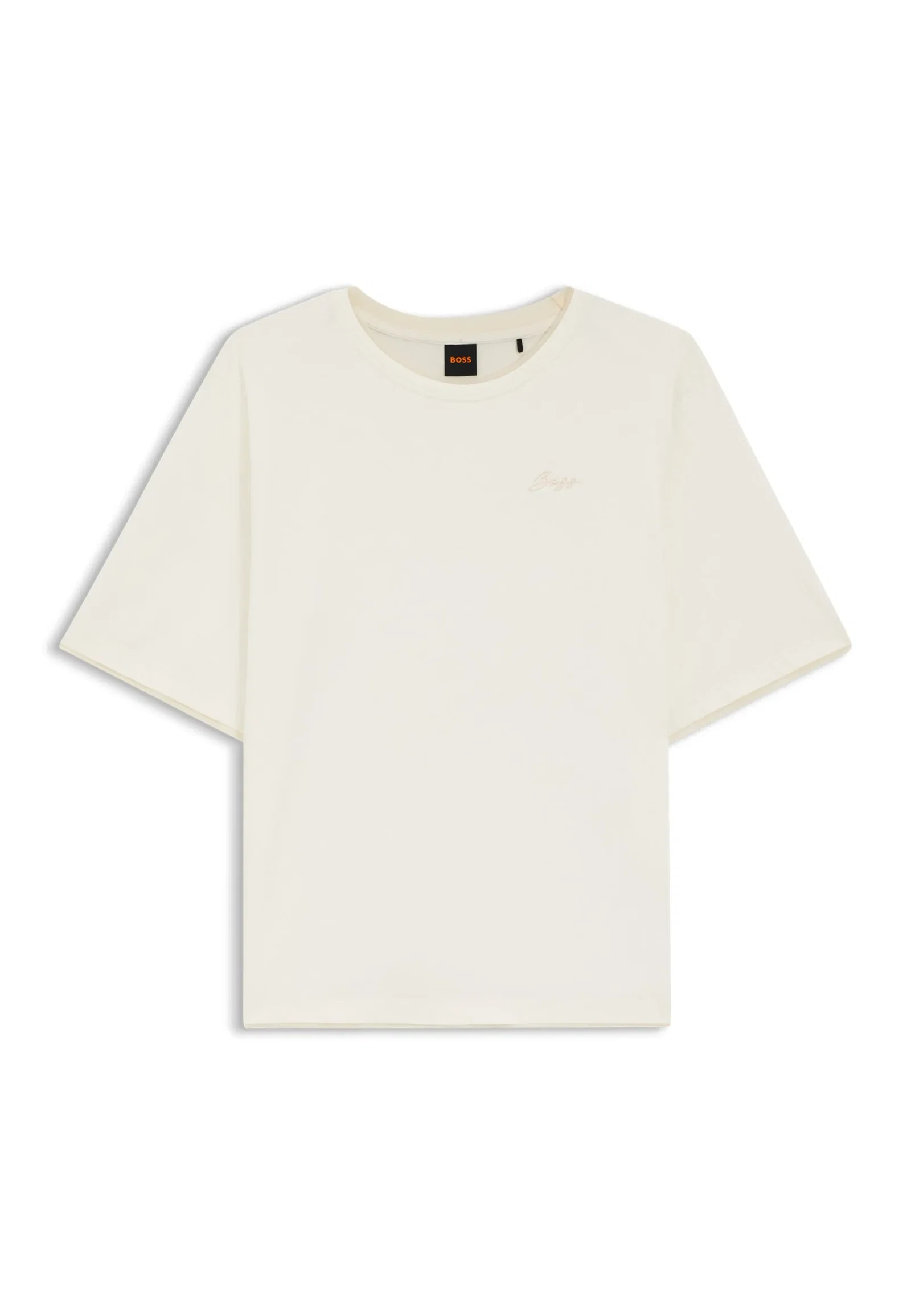 Camiseta De Ajuste Descontraído Em Algodão