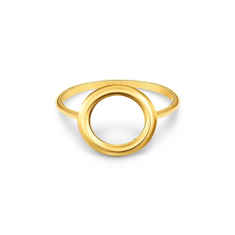 Anel Solar em Ouro Amarelo 18k — imagem 1