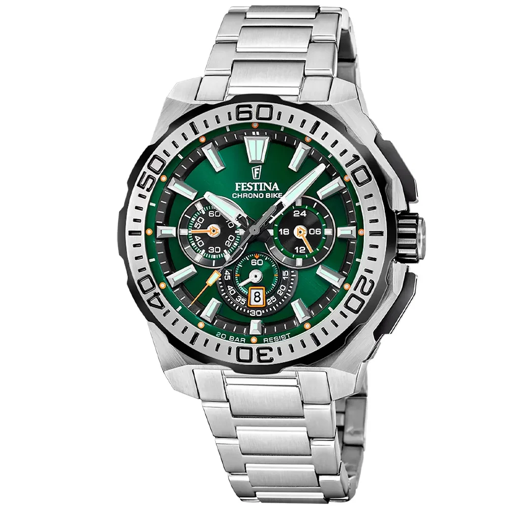 Relógio Festina Masculino em Aço Prateado F20724-3