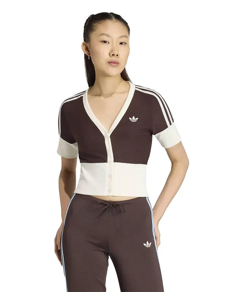 Camisa Adidas Gola V Feminina