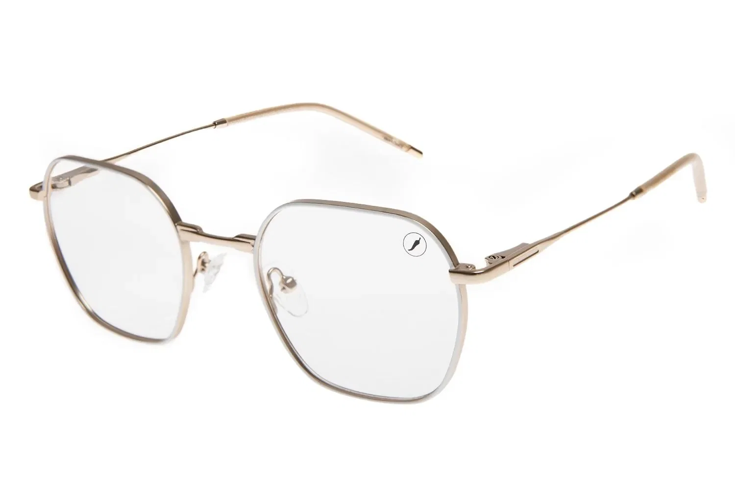 Armação Para Óculos de Grau Unissex Chilli Beans Casual Dourado