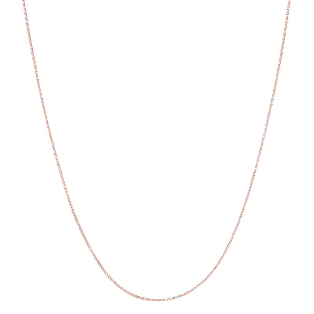 Corrente Life Veneziana com Banho Ouro Rosé 70 cm — imagem 1
