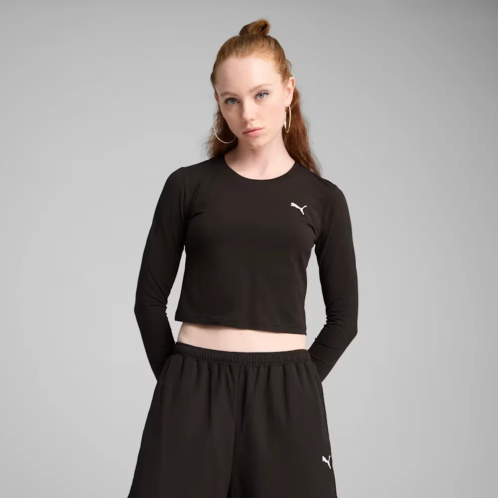 Camiseta WARDROBE ESS Longsleeve Baby Feminina