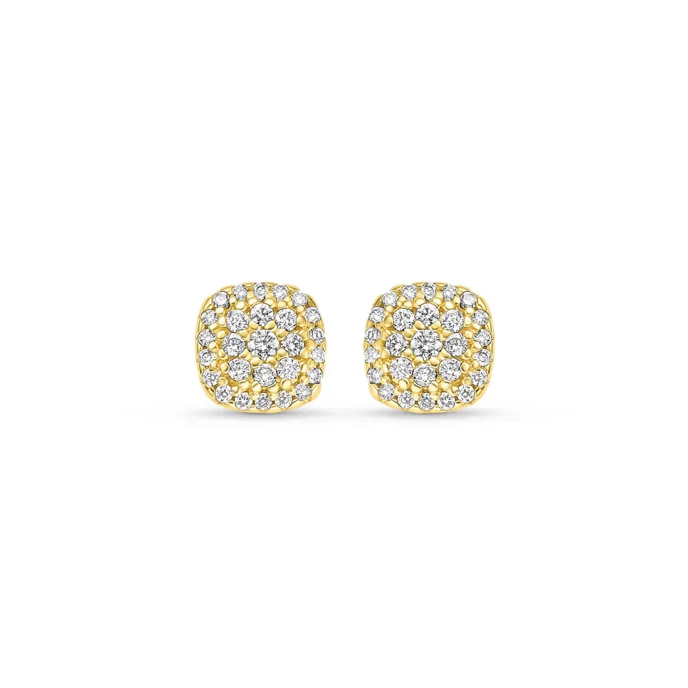 Brinco Lumina em Ouro Amarelo 18k com Diamantes — imagem 1