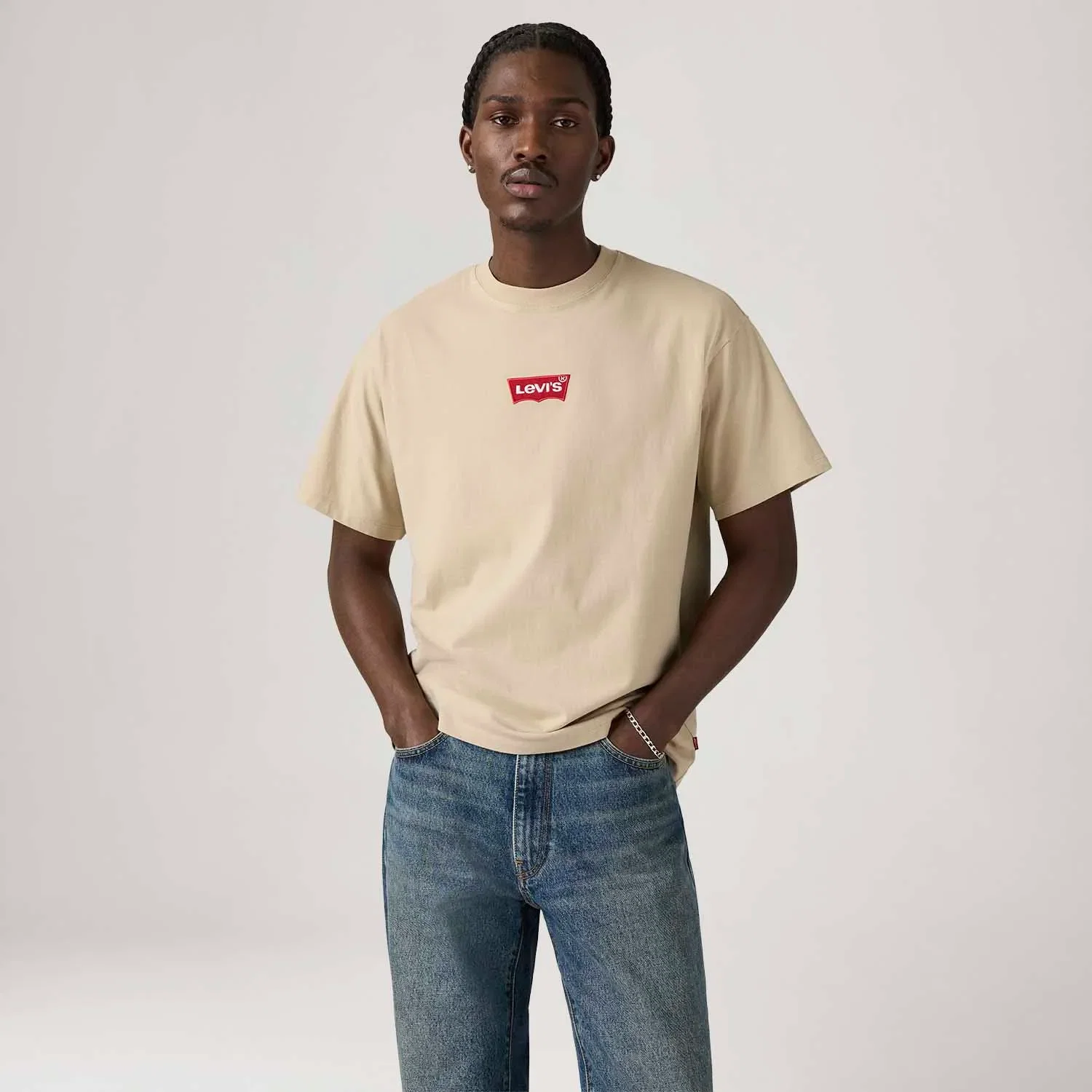 Camiseta Levi's® Vintage Graphic Bege — imagem 1