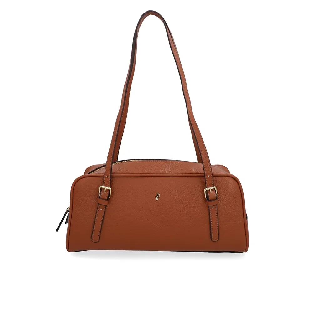 Bolsa Baguete Couro Marrom