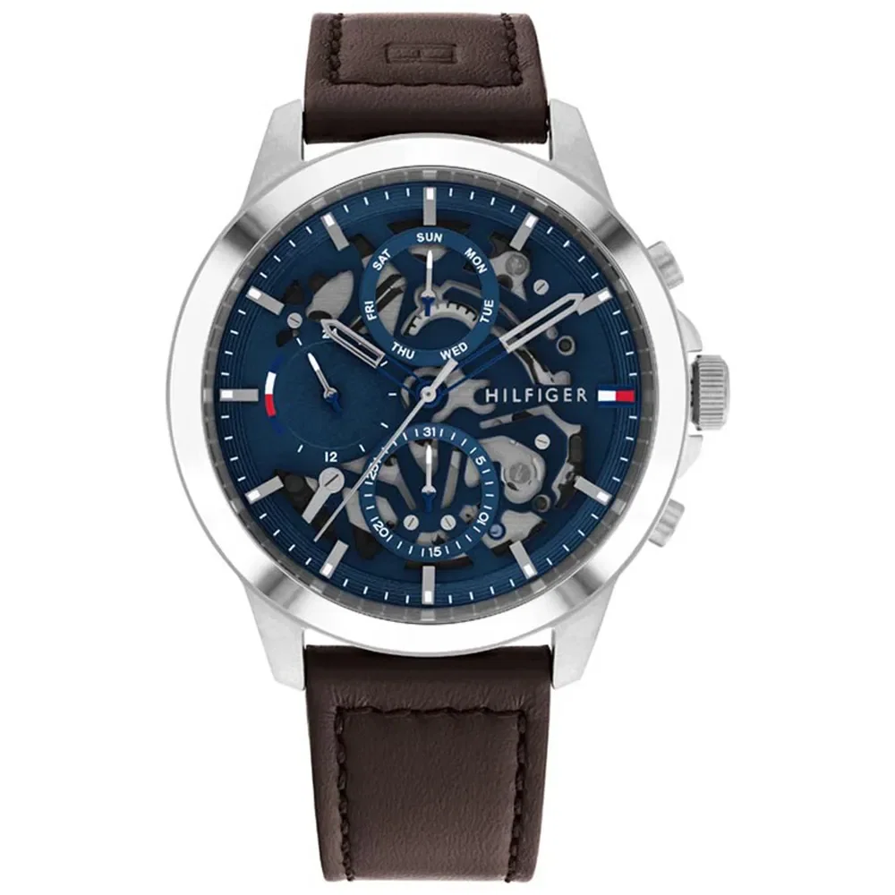 Relógio Tommy Hilfiger Masculino Couro Marrom 1710476