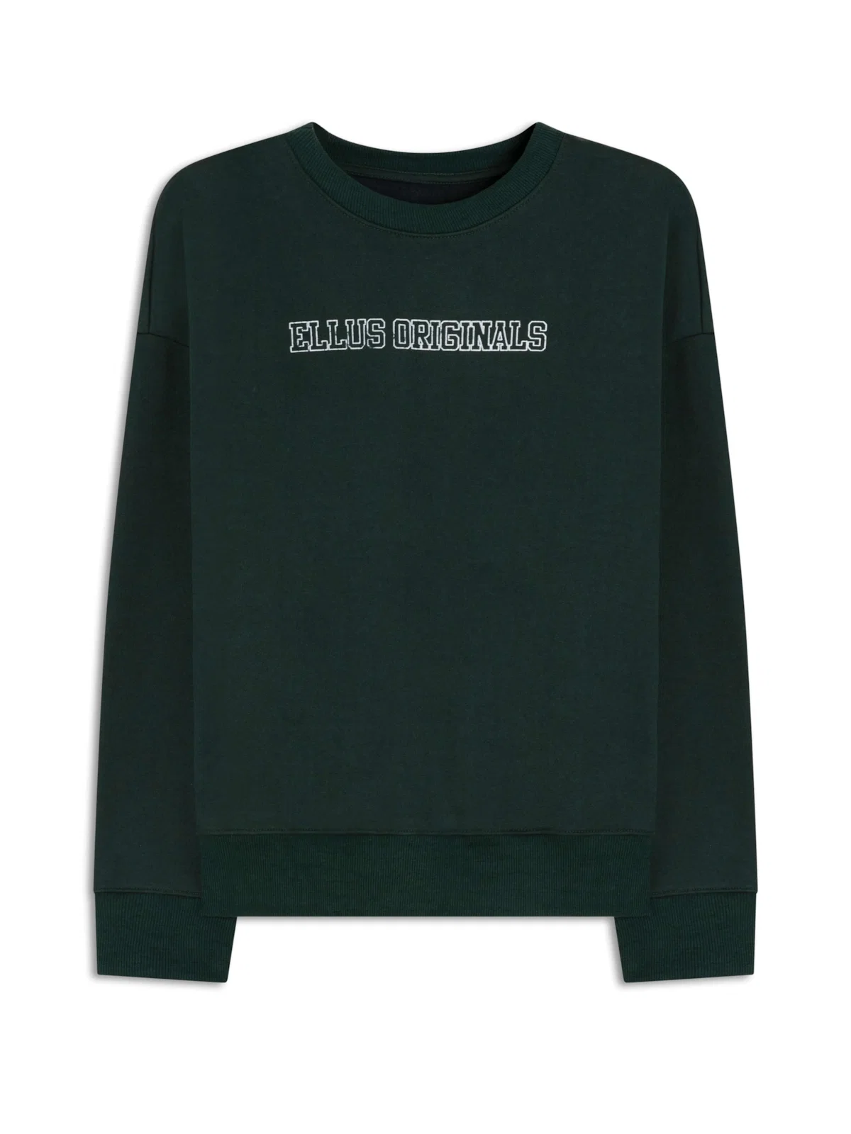 Moletom Fleece Ellus Originals College Verde Escuro — imagem 1