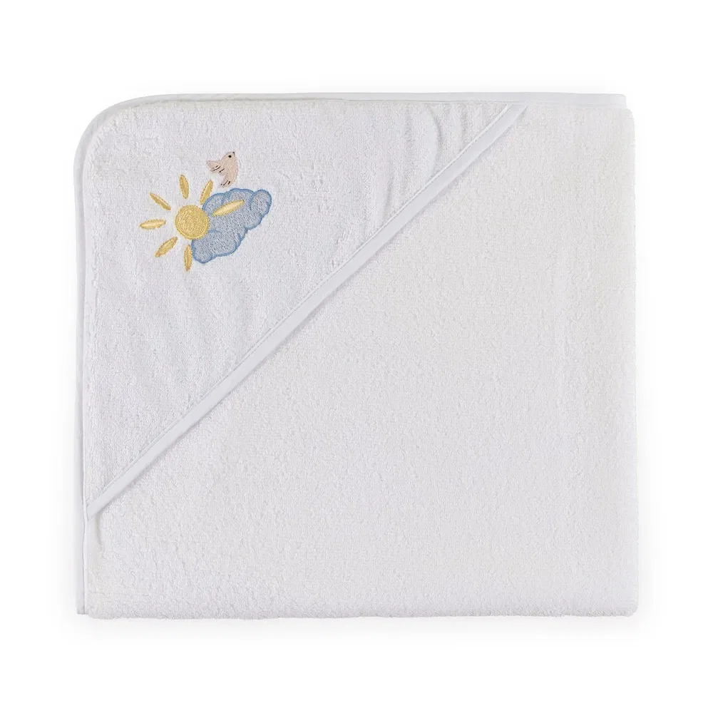 Toalha de Banho Baby 100% Algodão Volpino Branco