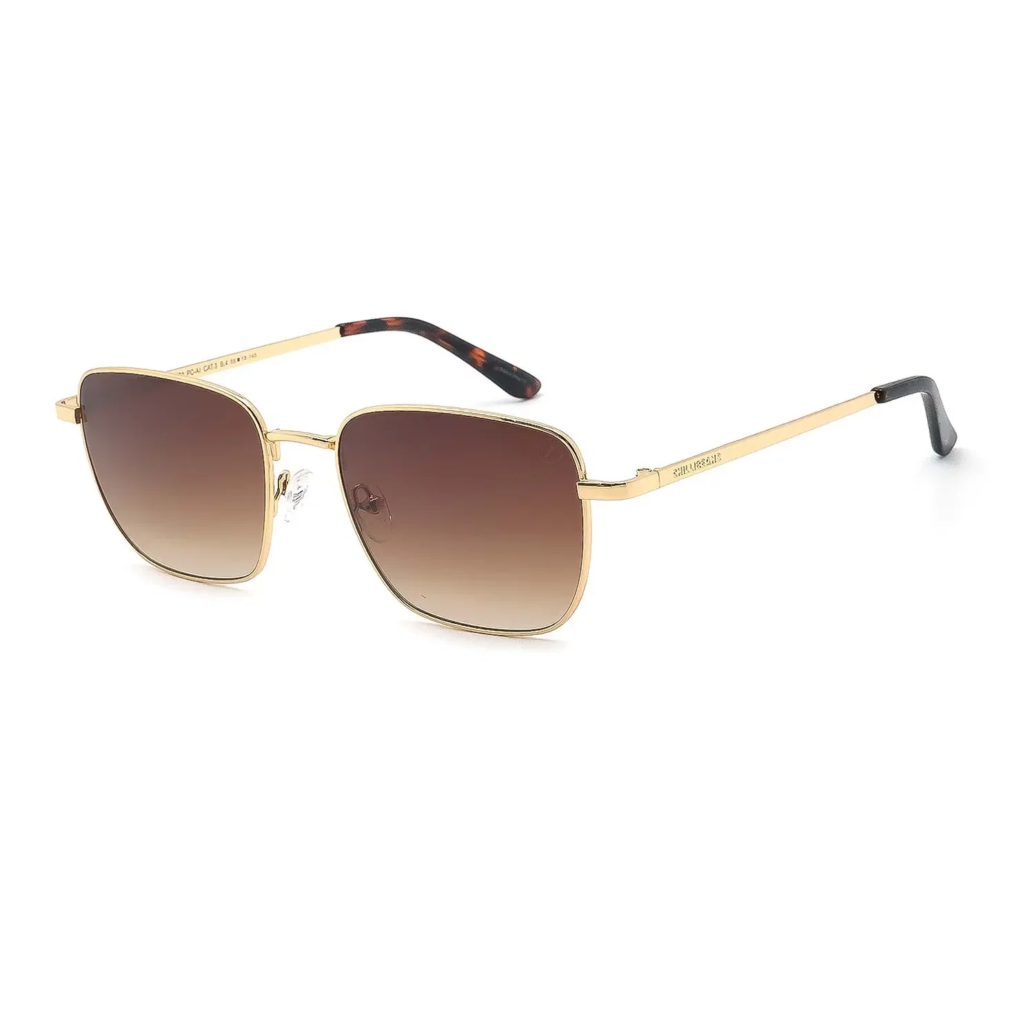 Óculos de Sol Feminino Chilli Beans Quadrado Degradê Marrom — imagem 1