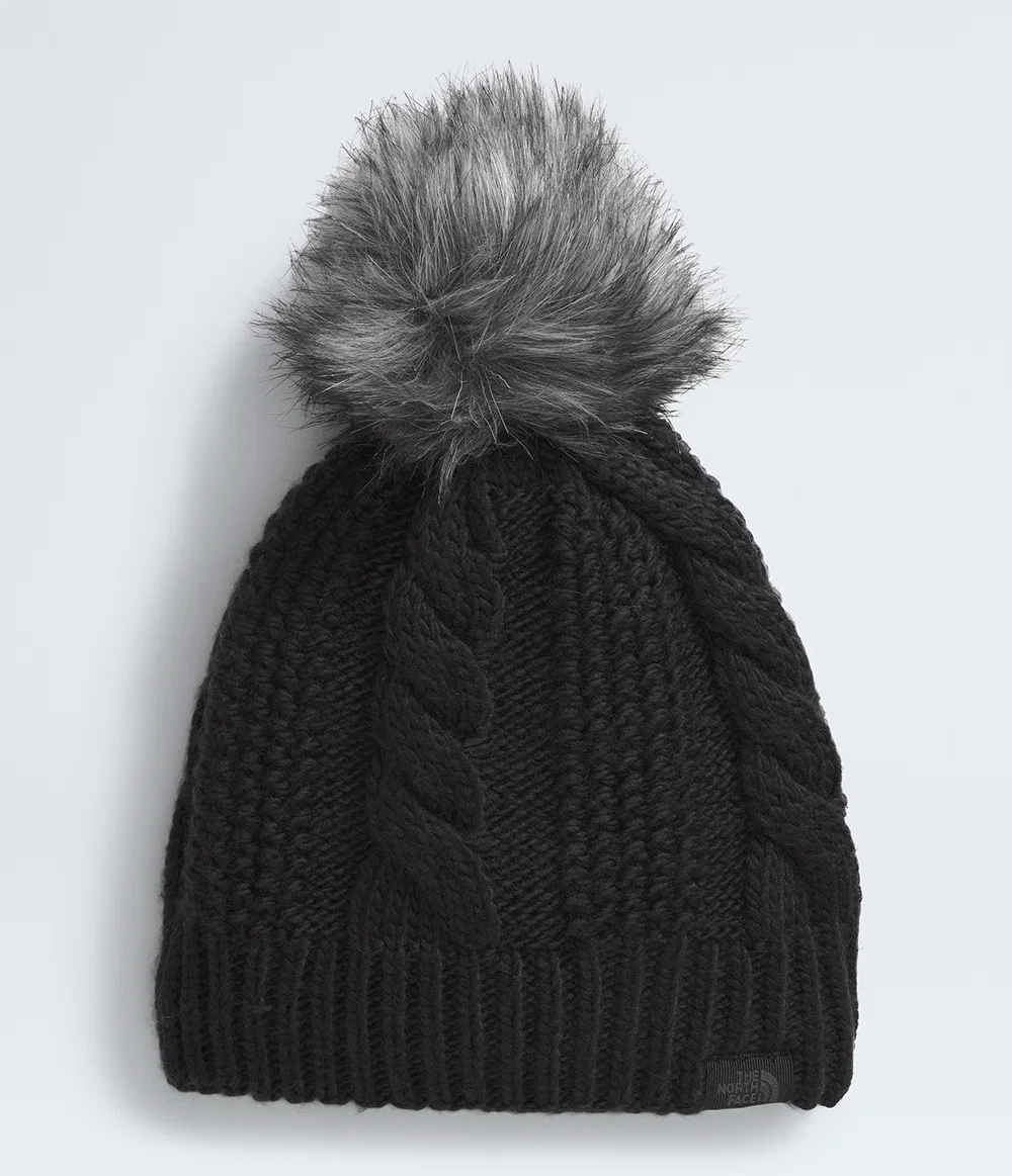 Gorro Feminino Oh Mega Fur Pom Lined TNF Black