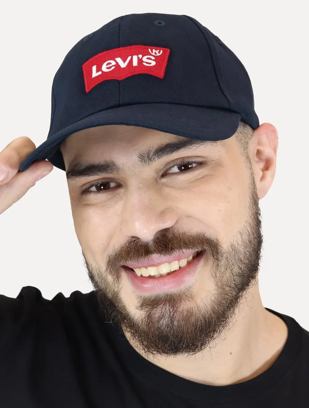 Boné Levis Masculino Big Logo Batwing Azul Marinho — imagem 1