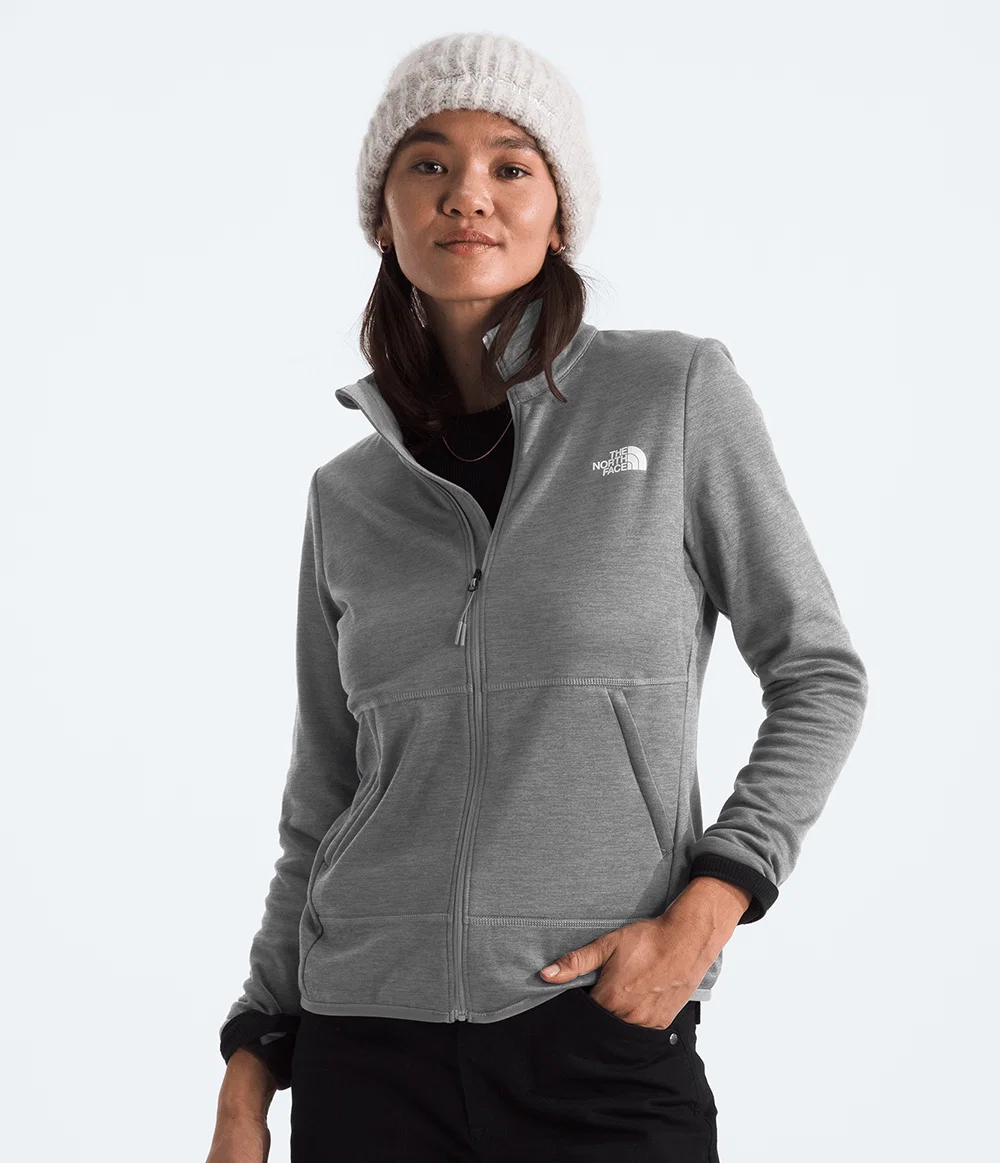 Fleece Feminino Canyonlands Full Zip TNF Medium Grey — imagem 1