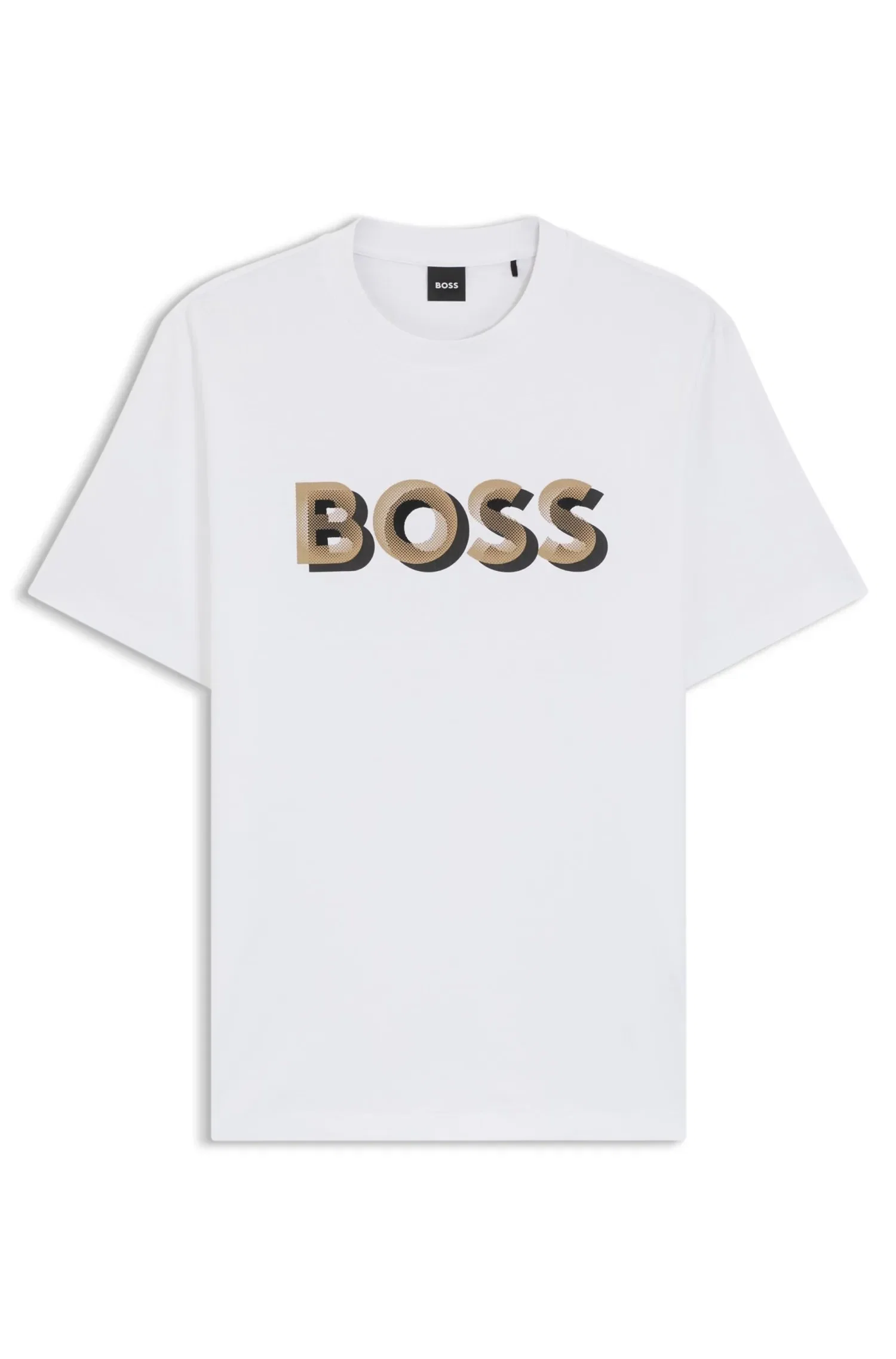 Camiseta De Algodão Mercerizado Com Logo — imagem 1