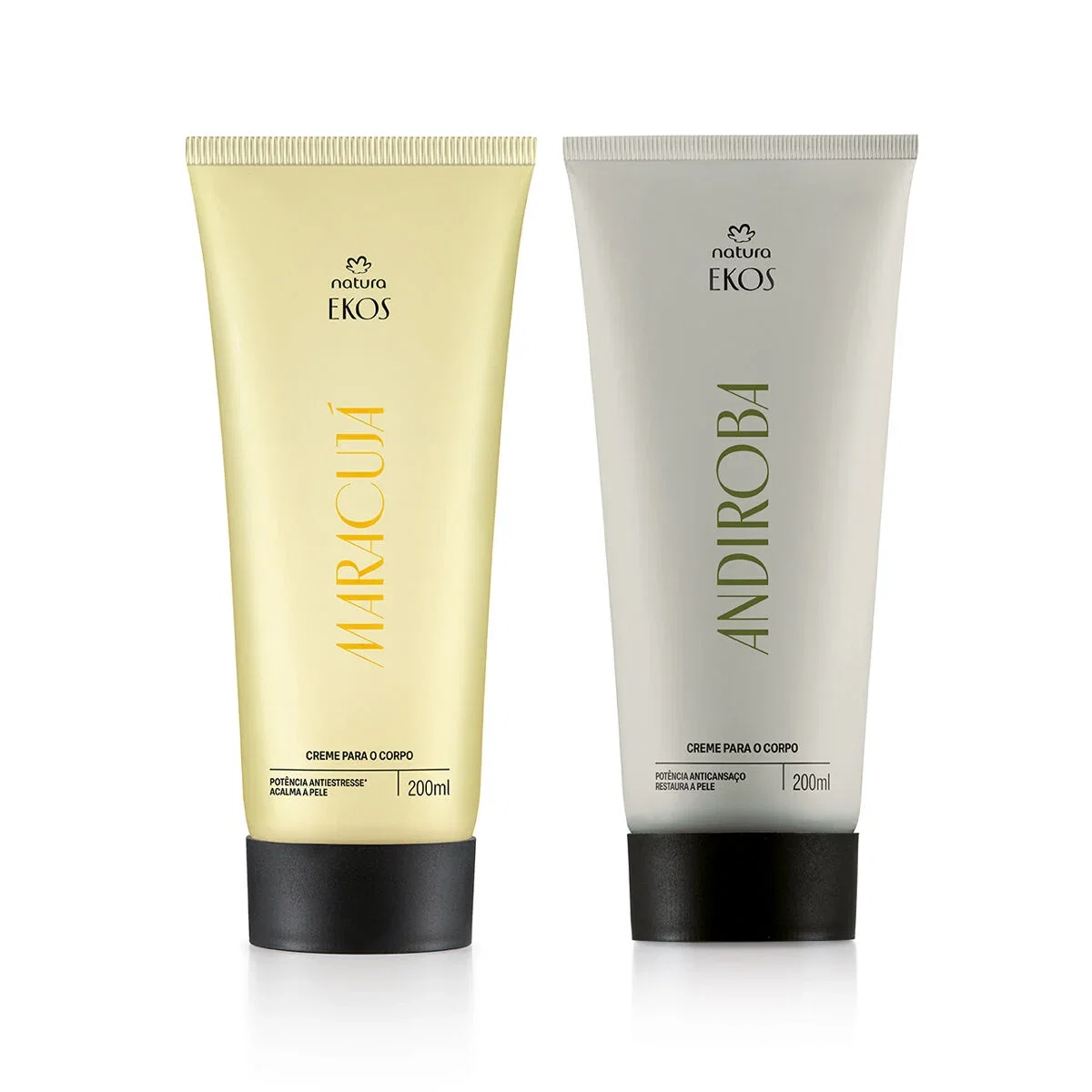 Kit Creme Desodorante Hidratante para o Corpo Ekos Maracujá e Ekos Andiroba 2 un de 200 ml