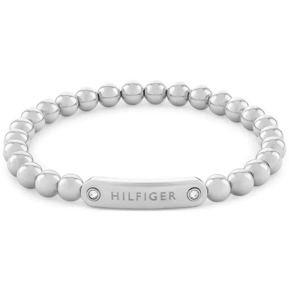 Pulseira Tommy Hilfiger Metal Beads em Aço Prateado 2780934 — imagem 1