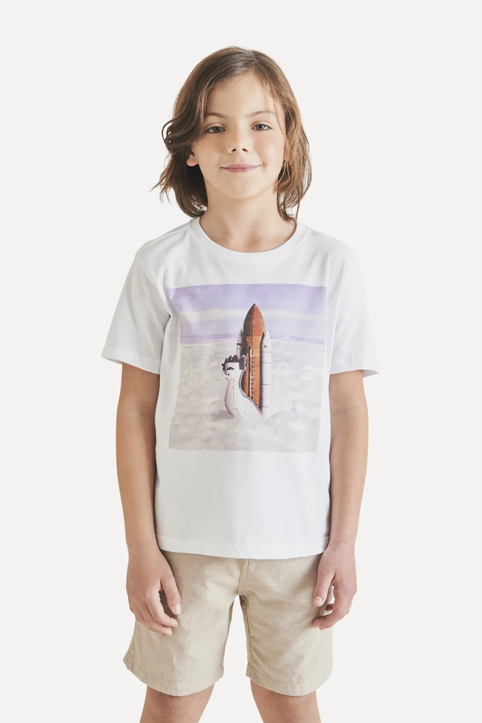 Camiseta Mini Estampada Spacebus