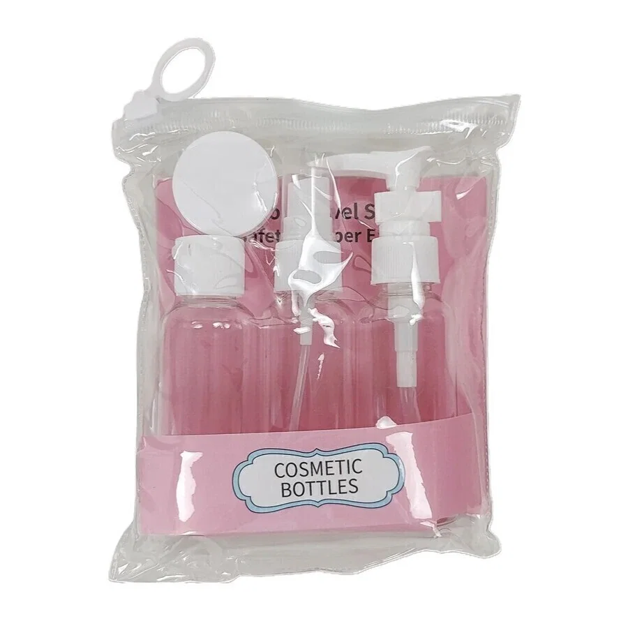 Kit para Viagem Note Bobi Rosa e Branco 4 Unidades