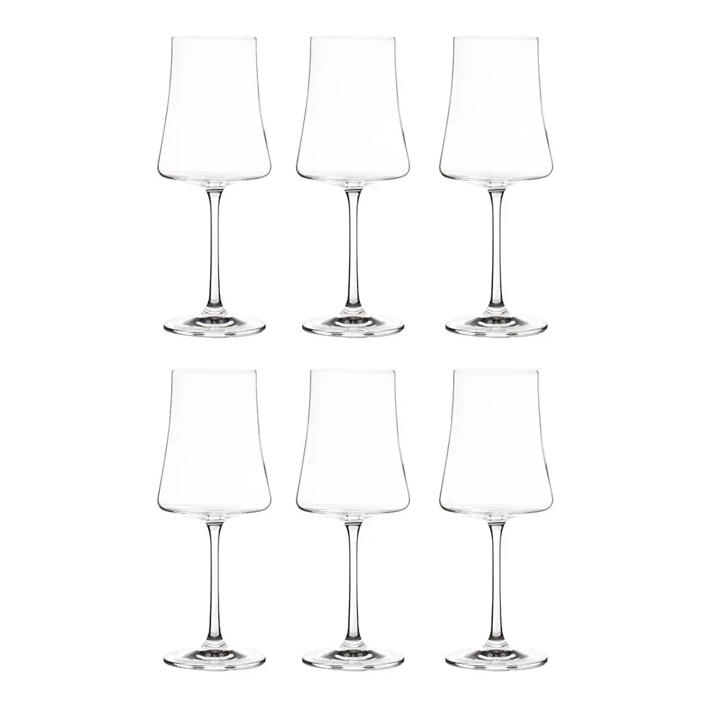 6 Taças para Vinho Tinto Xtra em Cristal 460ml Bohemia