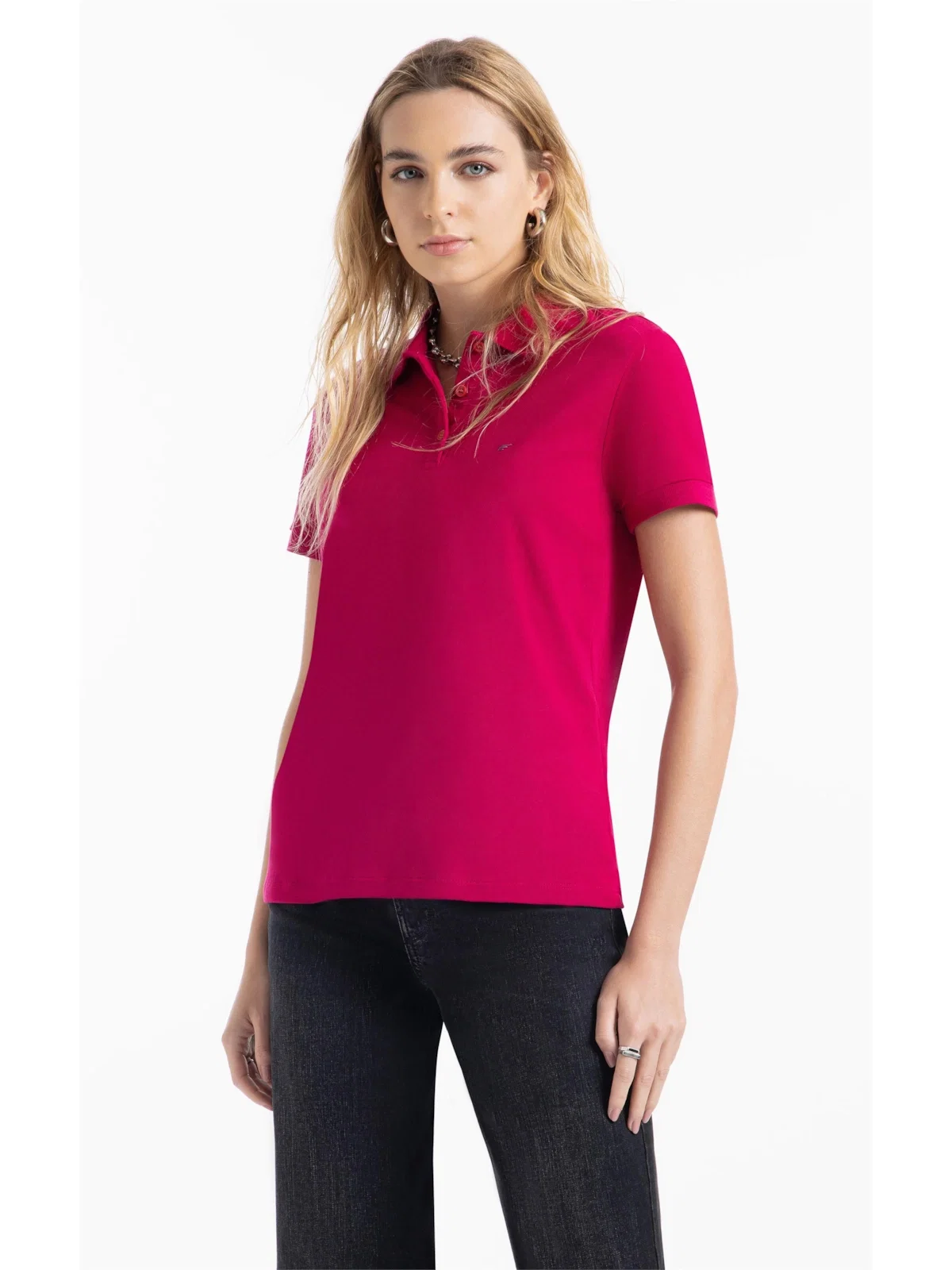 Blusa Ellus Piquet Easa Fucsia — imagem 1