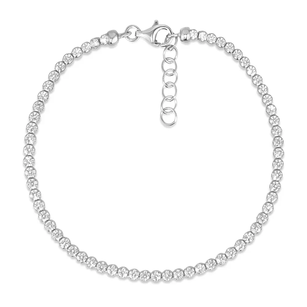 Pulseira Life Riviera em Prata 925 com Pedras Incolores — imagem 1