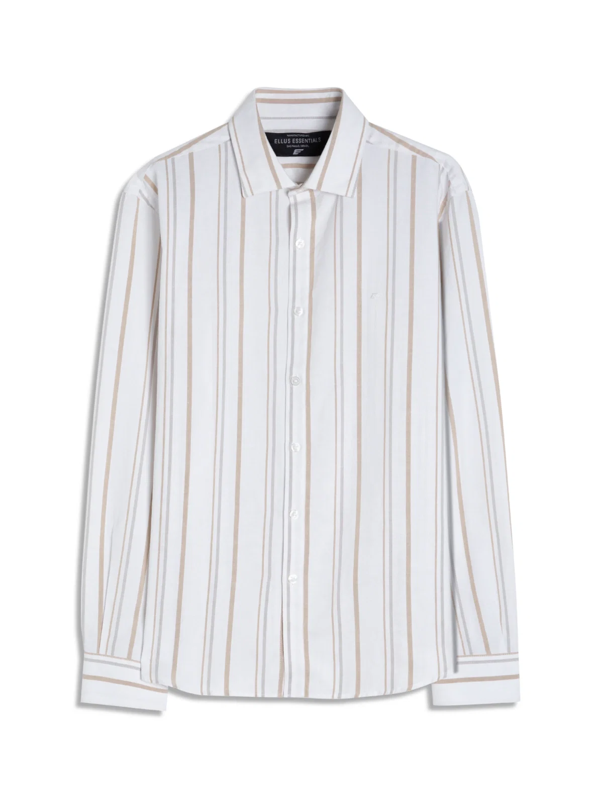 Camisa Linen Blend Shore Bege