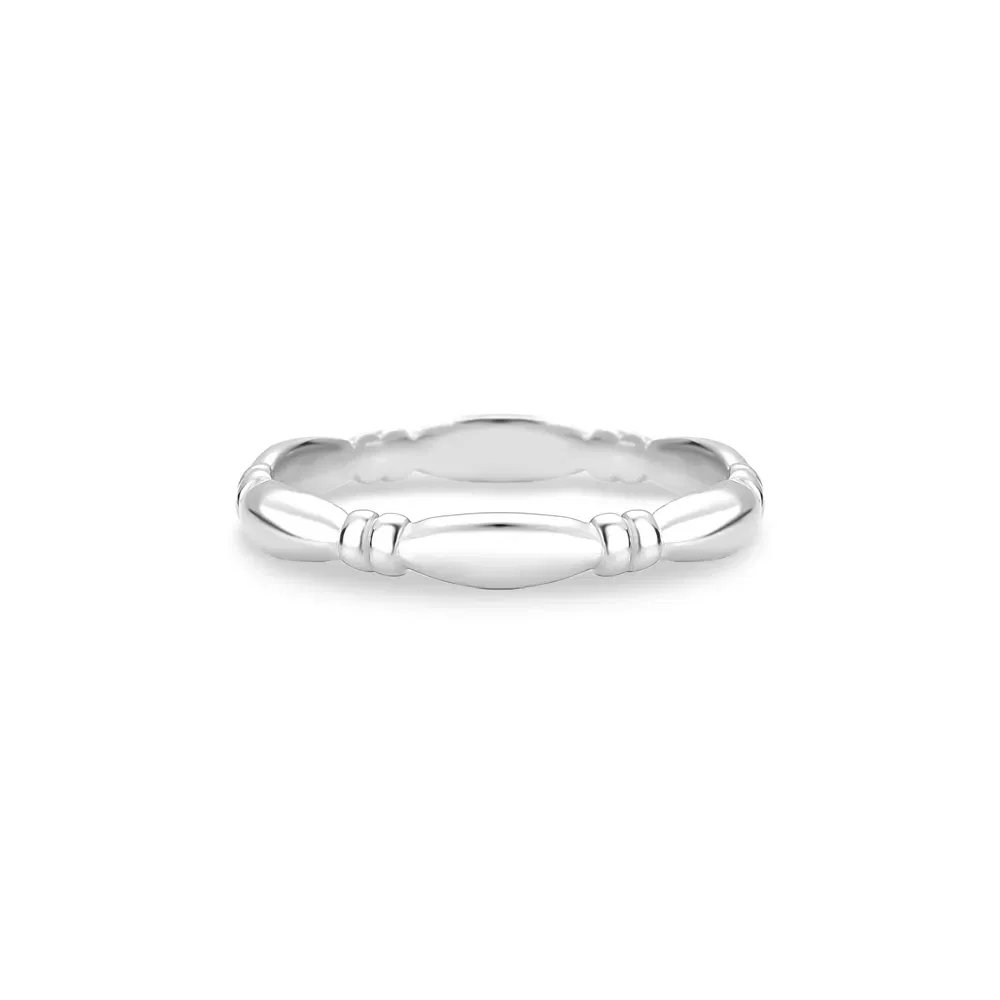 Anel Life Textura em Prata 925 — imagem 1