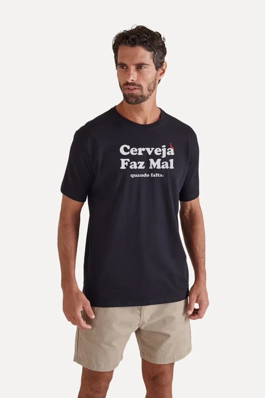 Camiseta Cerveja Quando Falta
