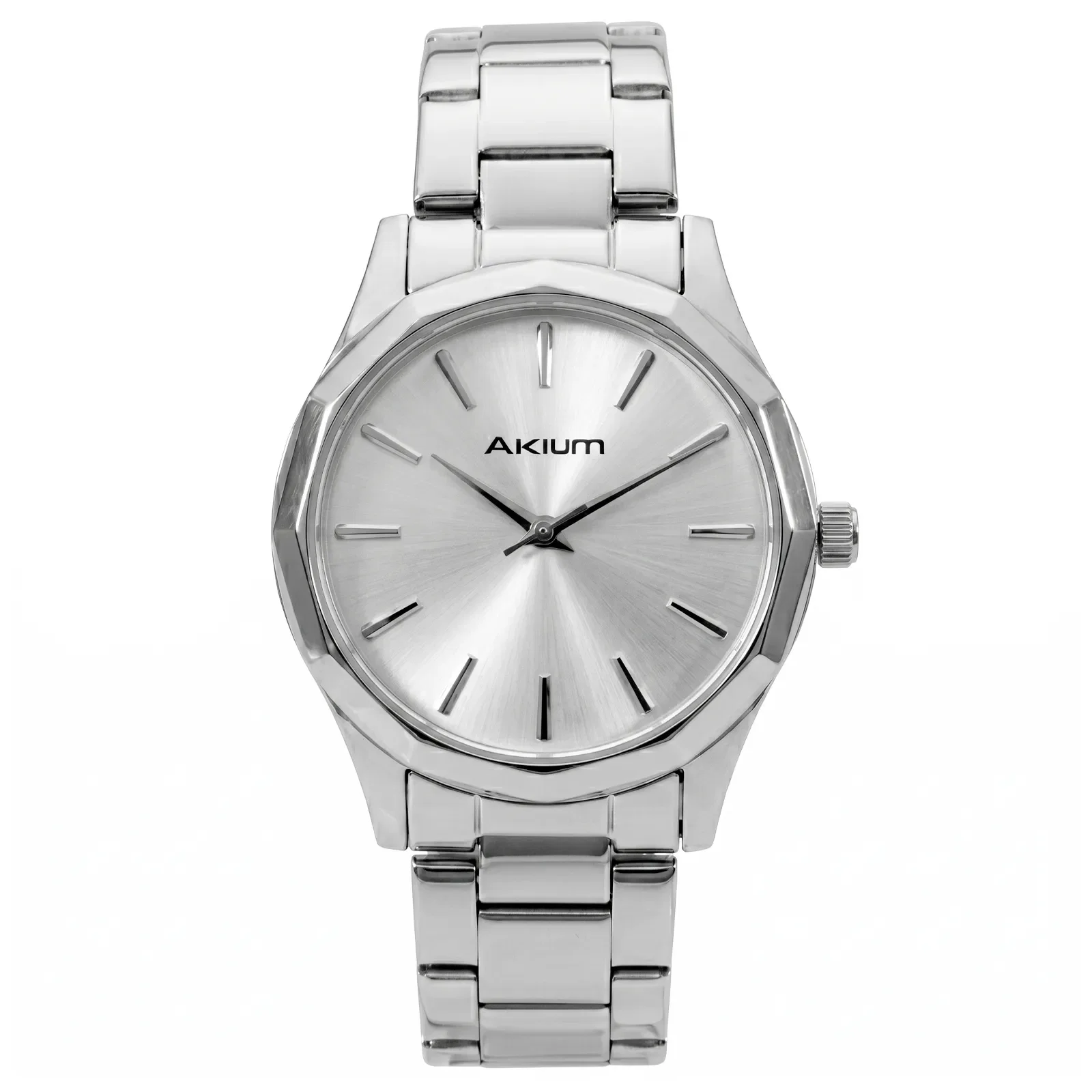 Relógio Akium Feminino em Aço Prateado