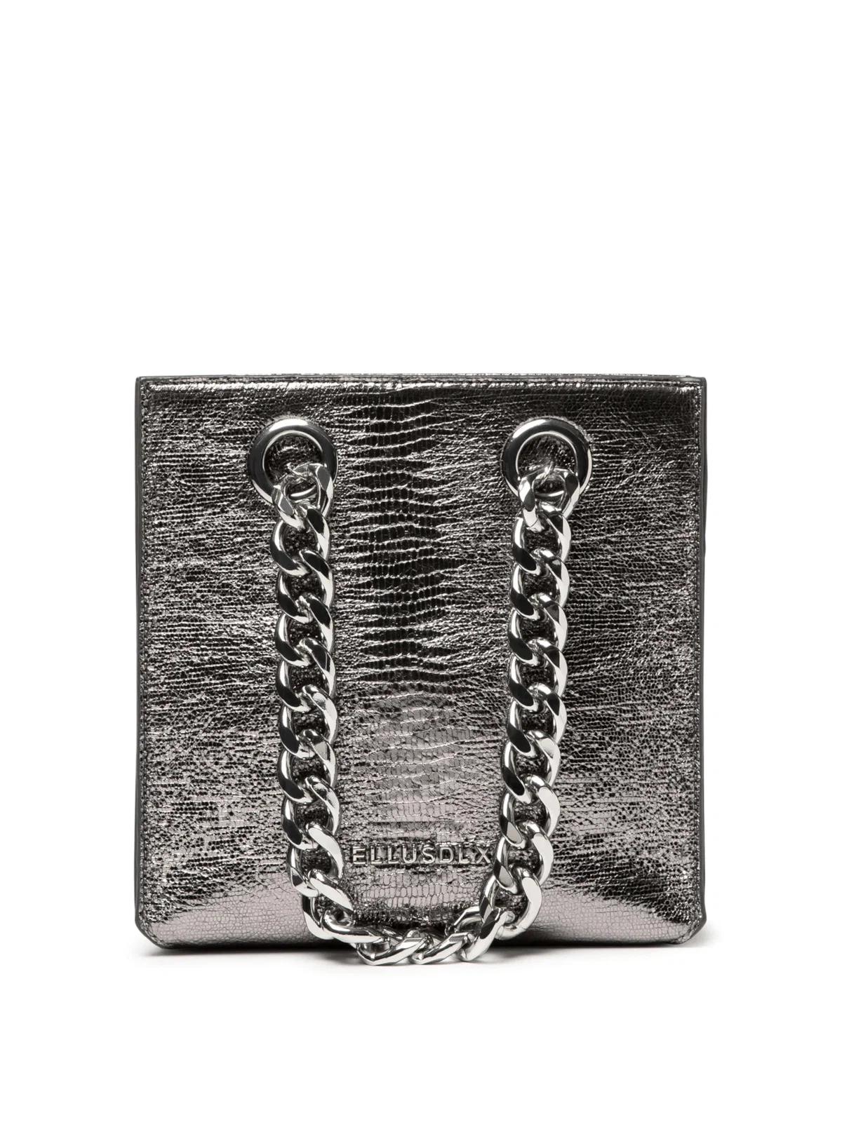 Bolsa Ellus Crossbody Bag Classic Chain Prata — imagem 1