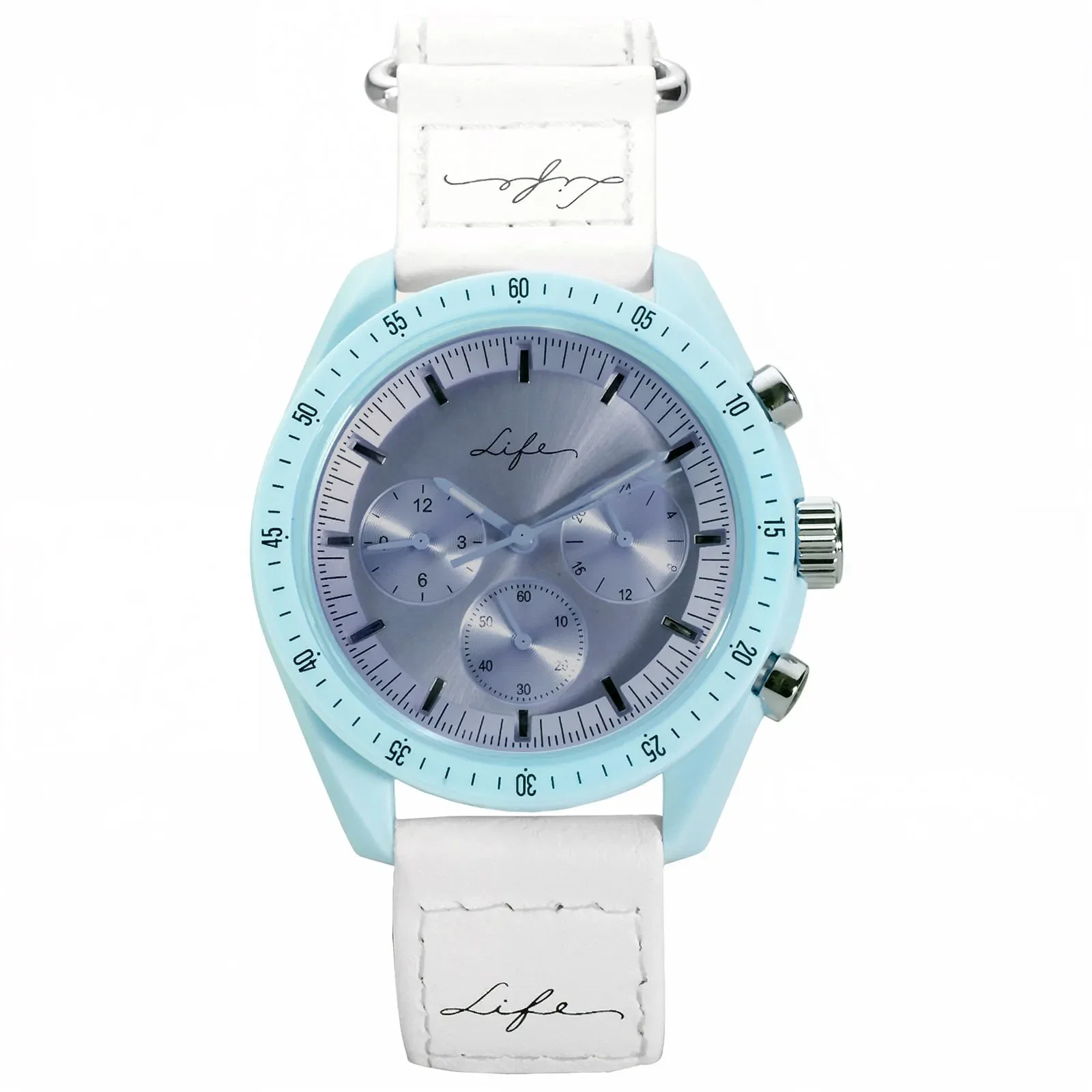 Relógio Life Feminino em Couro Branco — imagem 1