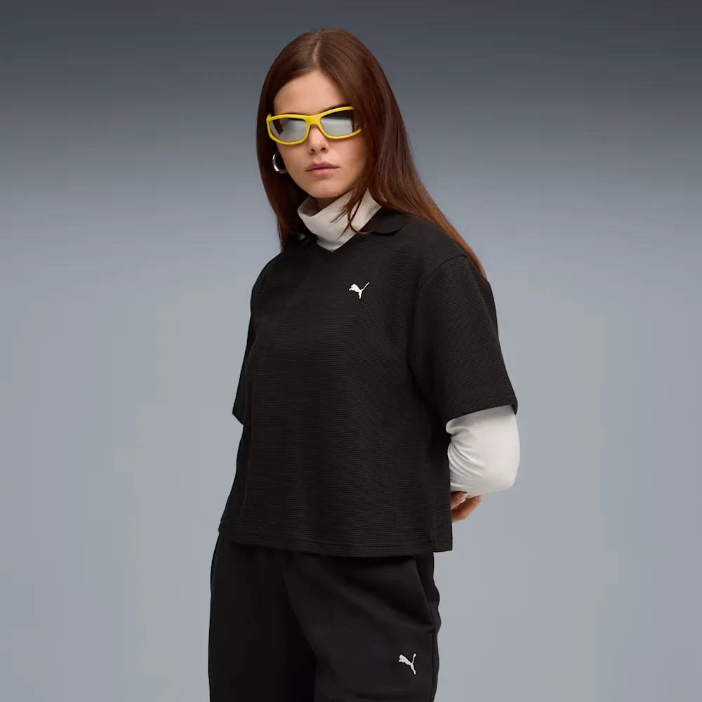 Camiseta Polo Puma Class Relaxed Polo Feminina — imagem 1