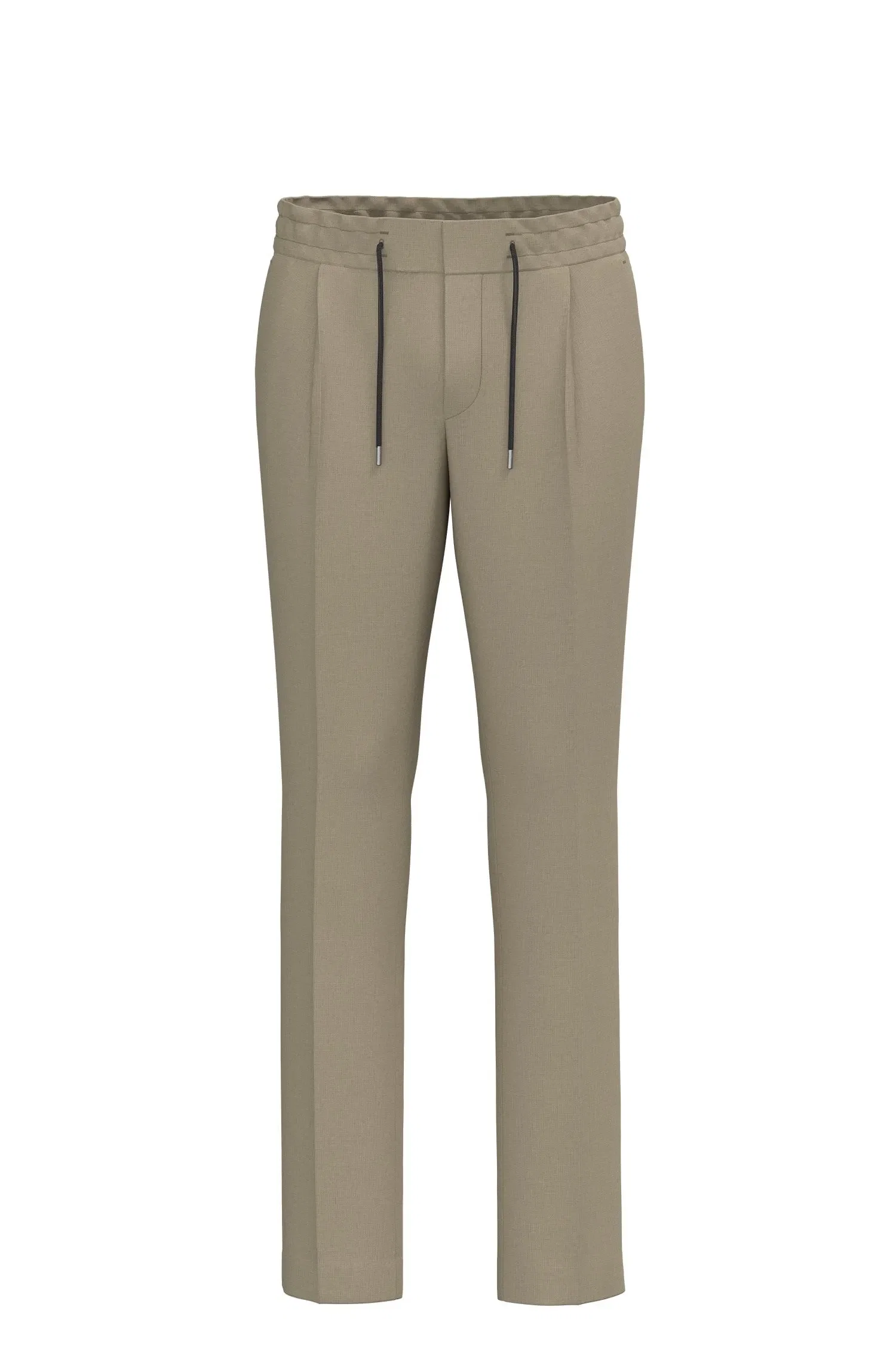 Calça Slim Fit Com Perna Reta