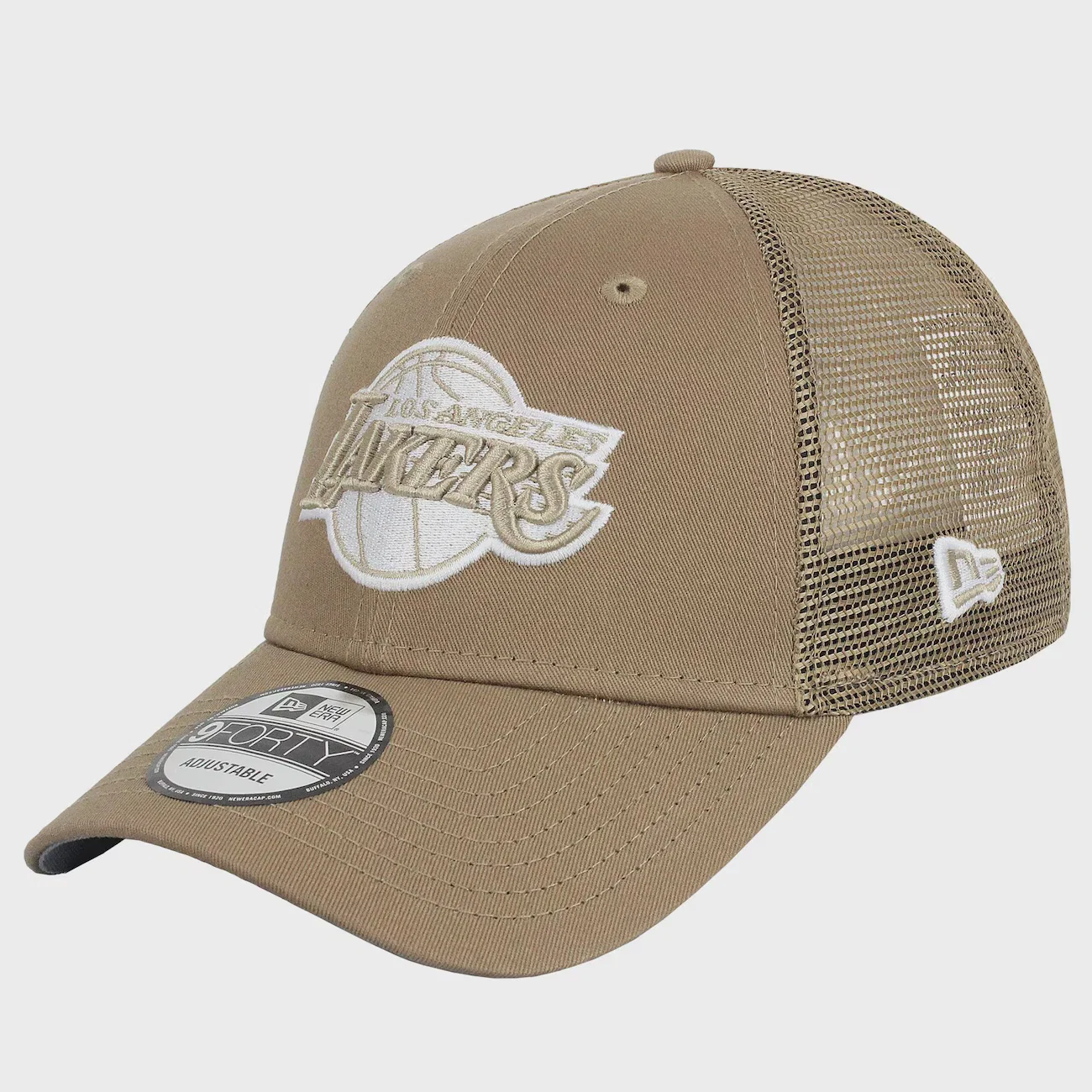 Boné New Era 9Forty NBA Los Angeles Lakers Khaki Unissex — imagem 1