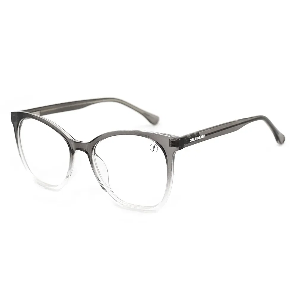 Armação Para Óculos de Grau Feminino Chilli Beans Quadrado Degradê Preto