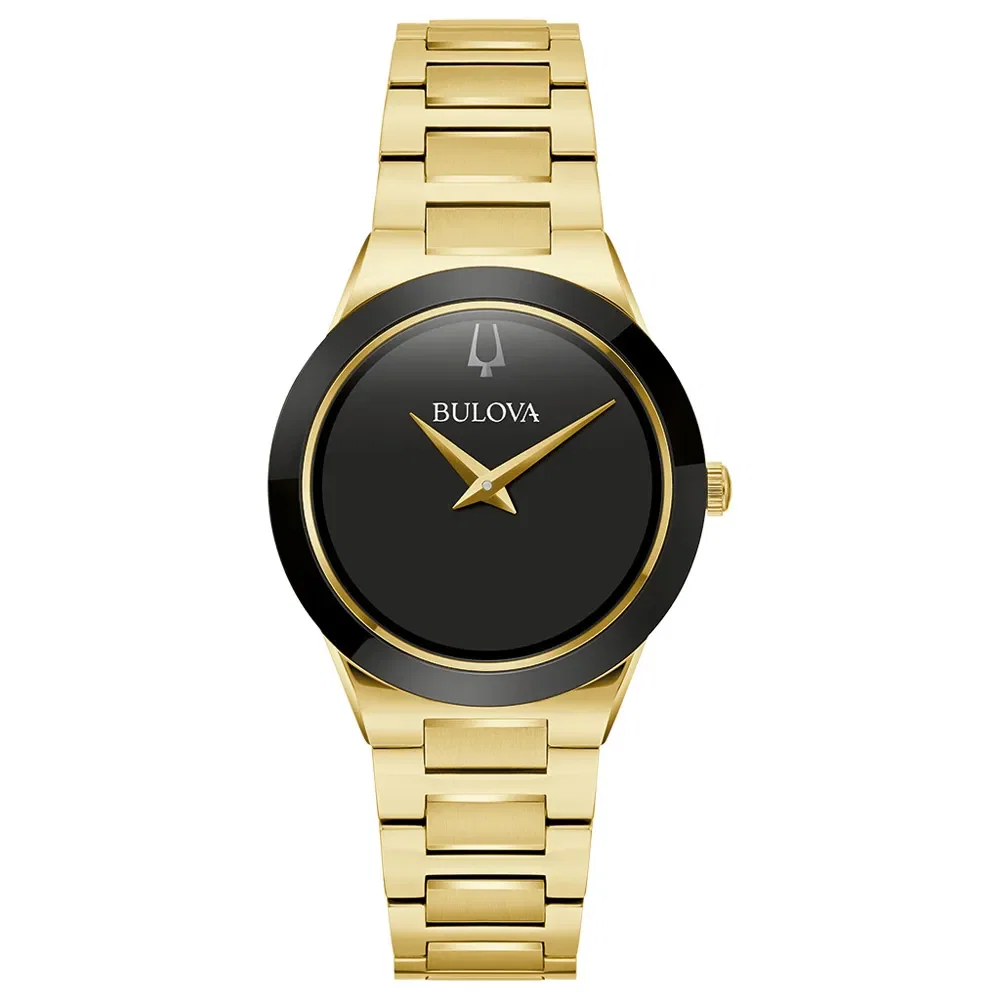 Relógio Bulova Feminino Aço Dourado 97L175