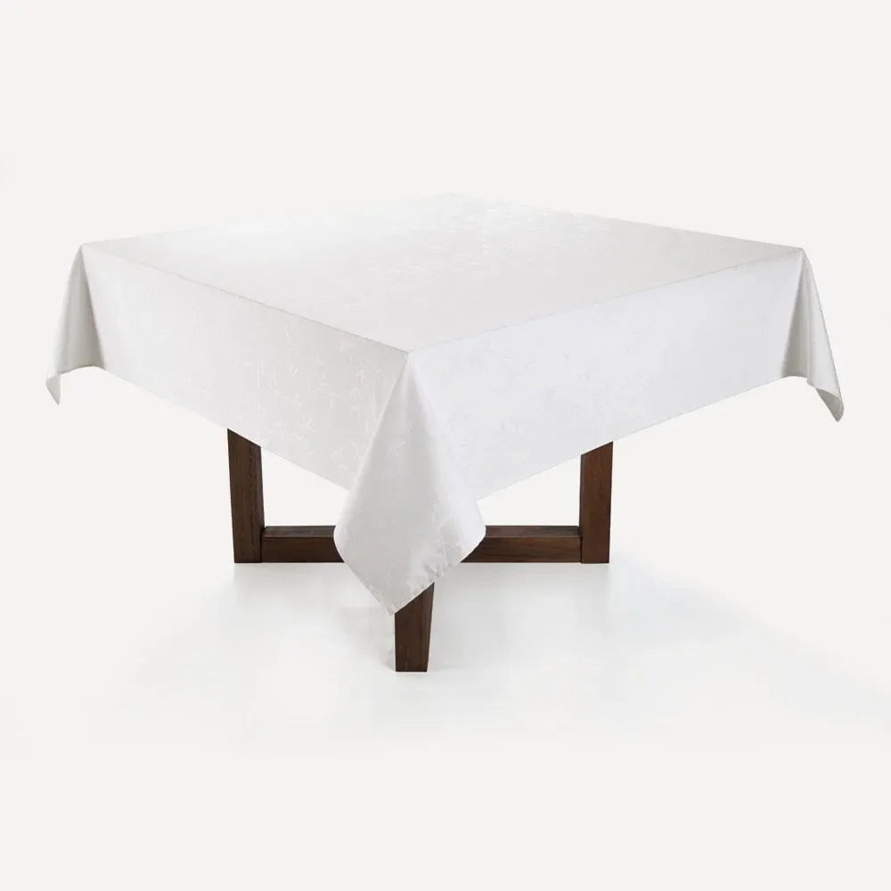 Toalha de mesa Quadrada Karsten 8 lugares Celebration Veríssimo Branca
