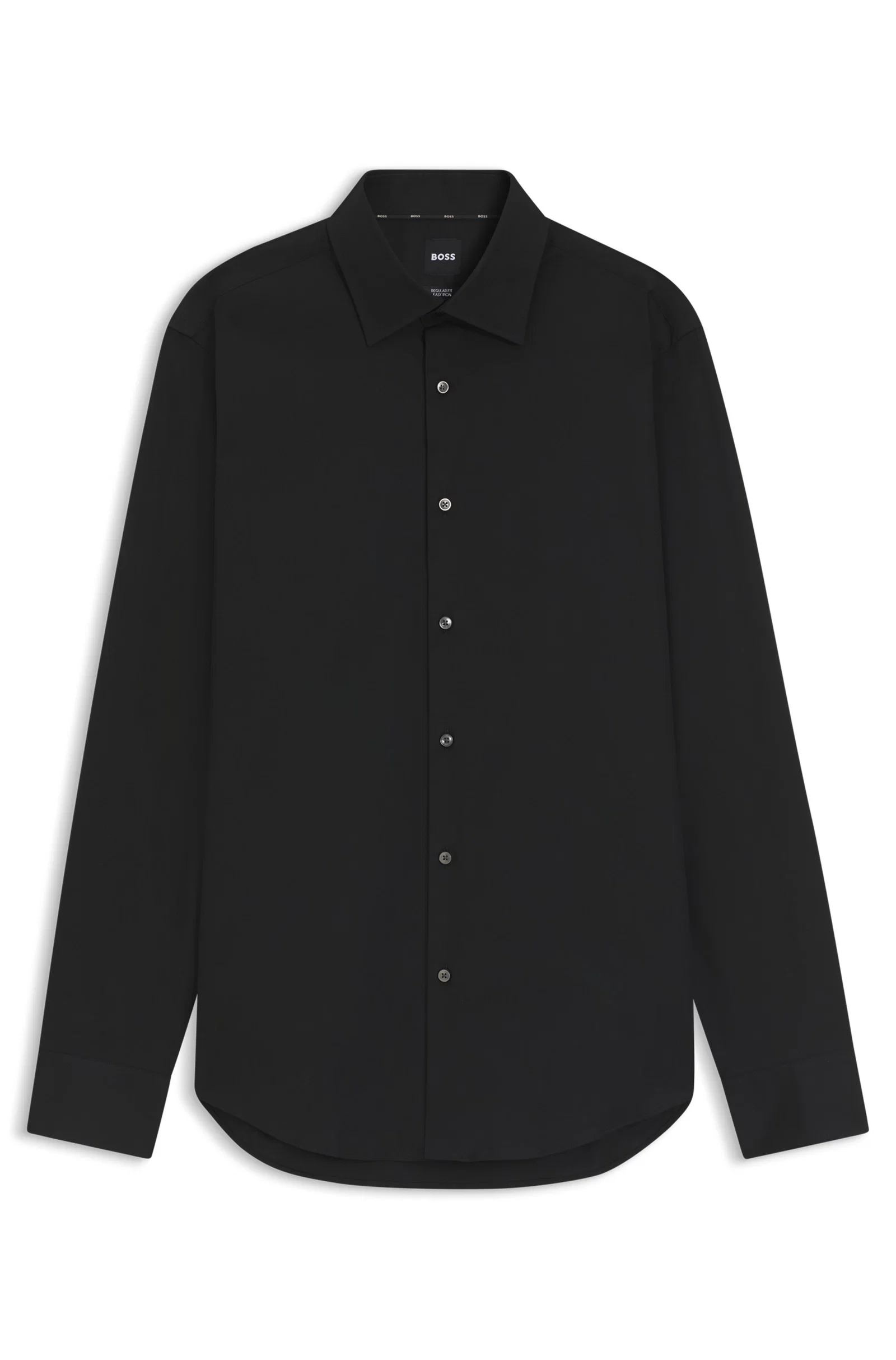 Camisa Regular Fit Em Popelina De Algodão