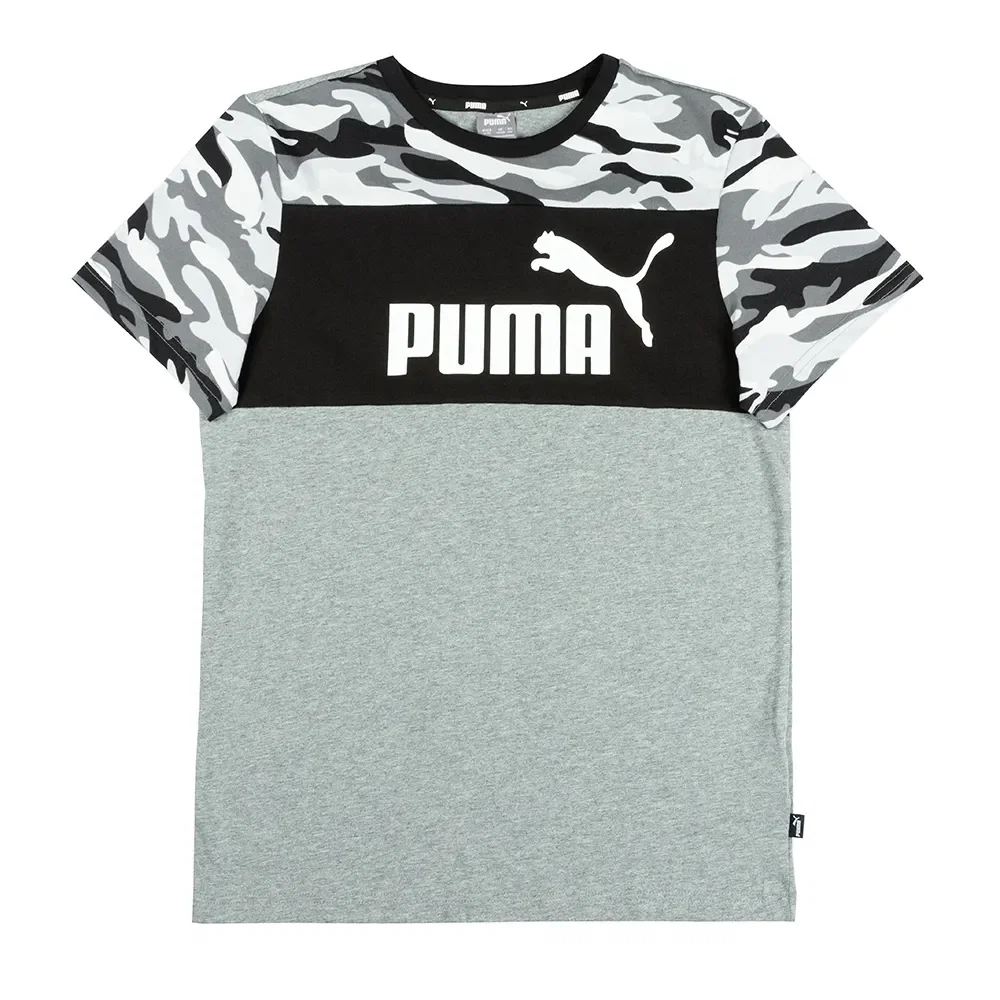 Camiseta Puma Ess+ Camo Infantil — imagem 1