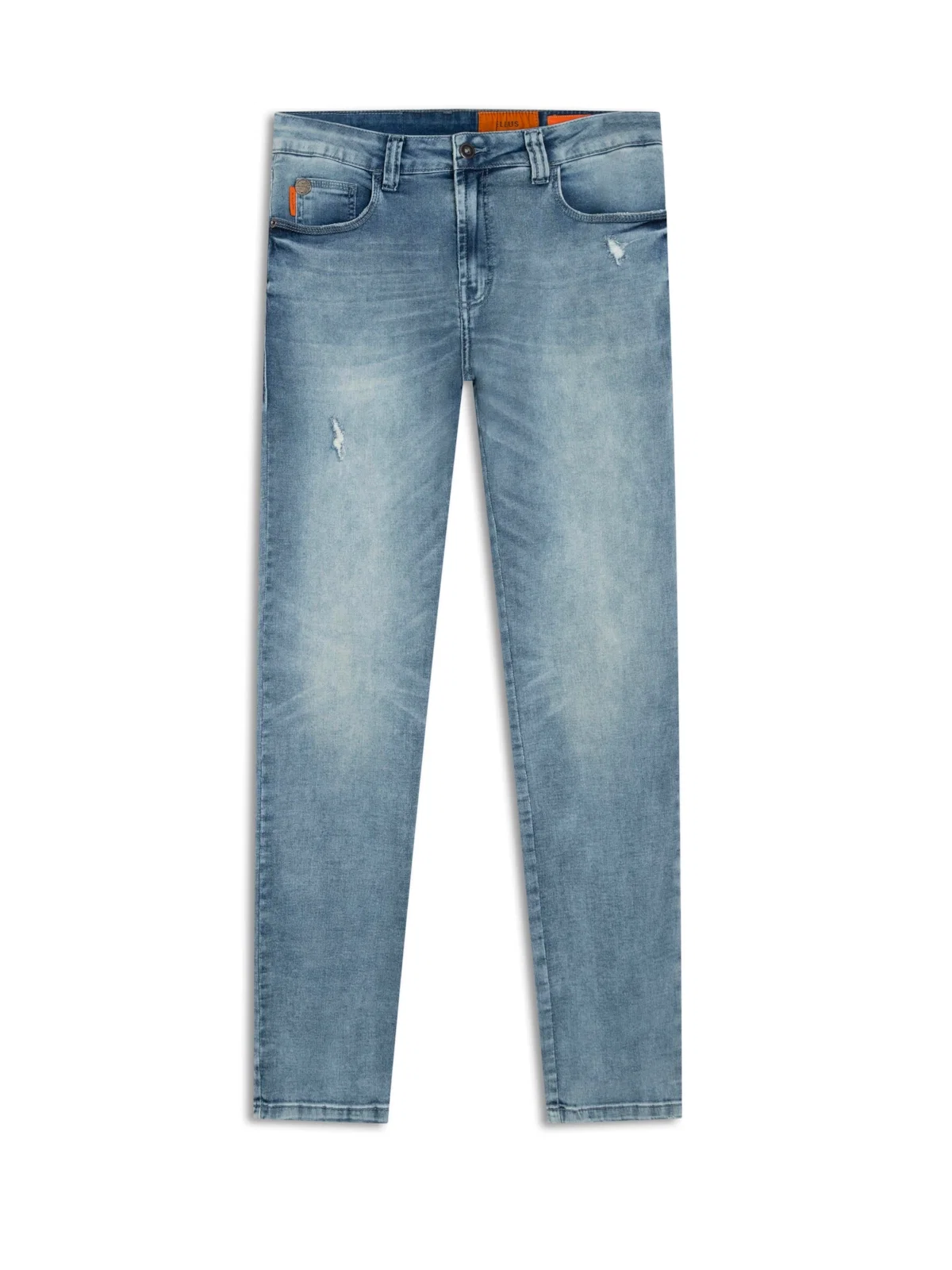 Calça Jeans Jogging Memory Skinny 1047 Lav.Claro C/ Pinc — imagem 1