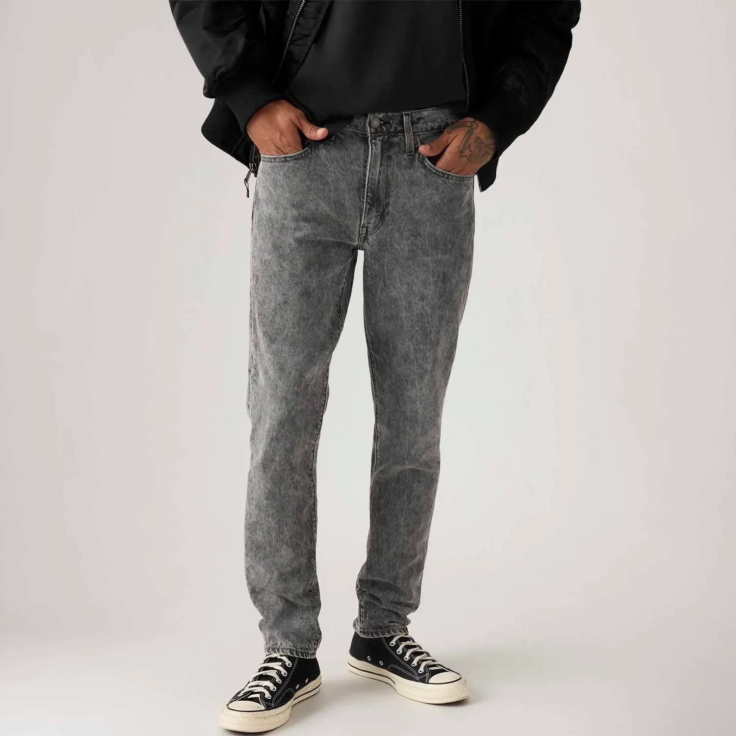 Calça Jeans Levi's® 512® Slim Taper Cinza — imagem 1