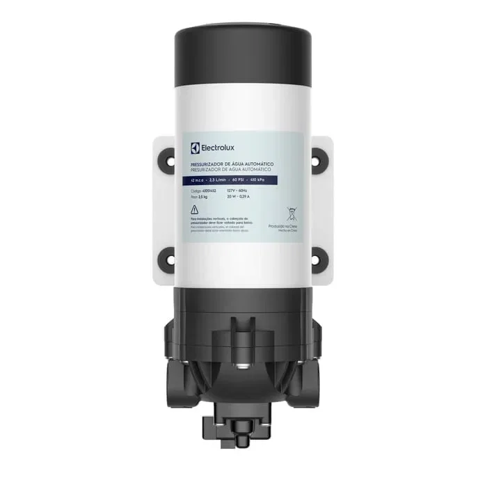 Pressurizador de Água Electrolux Automático para Geladeiras e Purificadores 127V