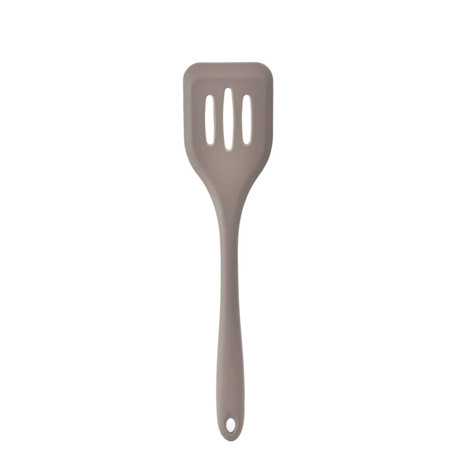 Espátula Vazada em Silicone Kenya Cinza