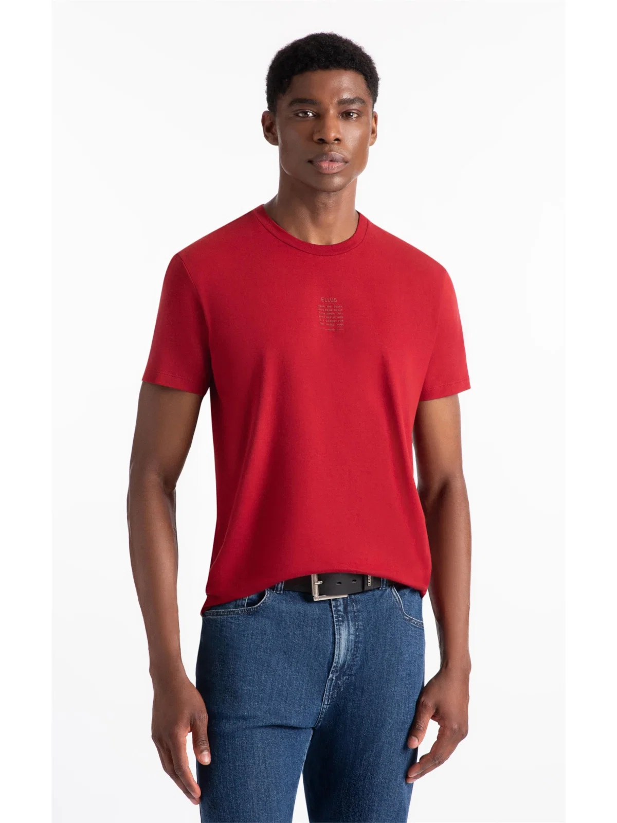 T-Shirt Cotton Fine Ellus Classic Vermelho — imagem 1