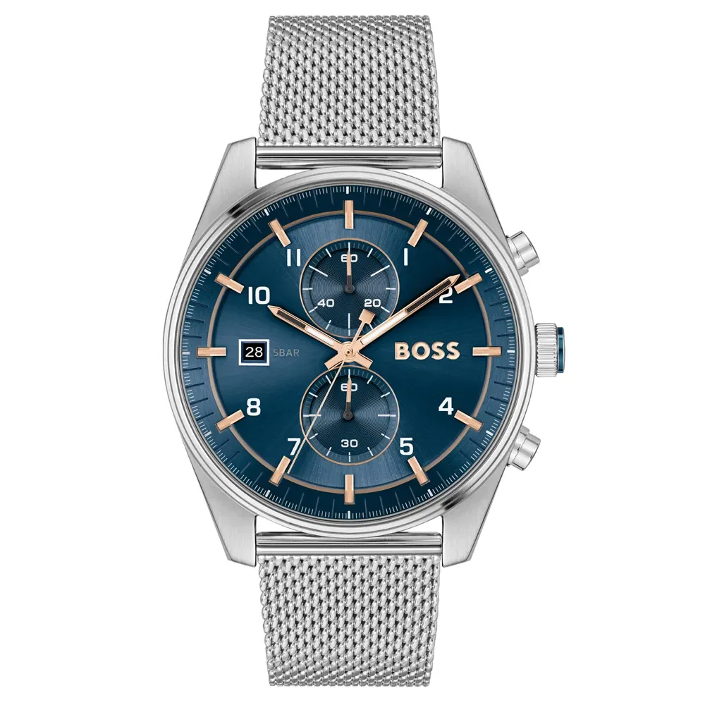 Relógio Boss Masculino Aço Prateado 1514149