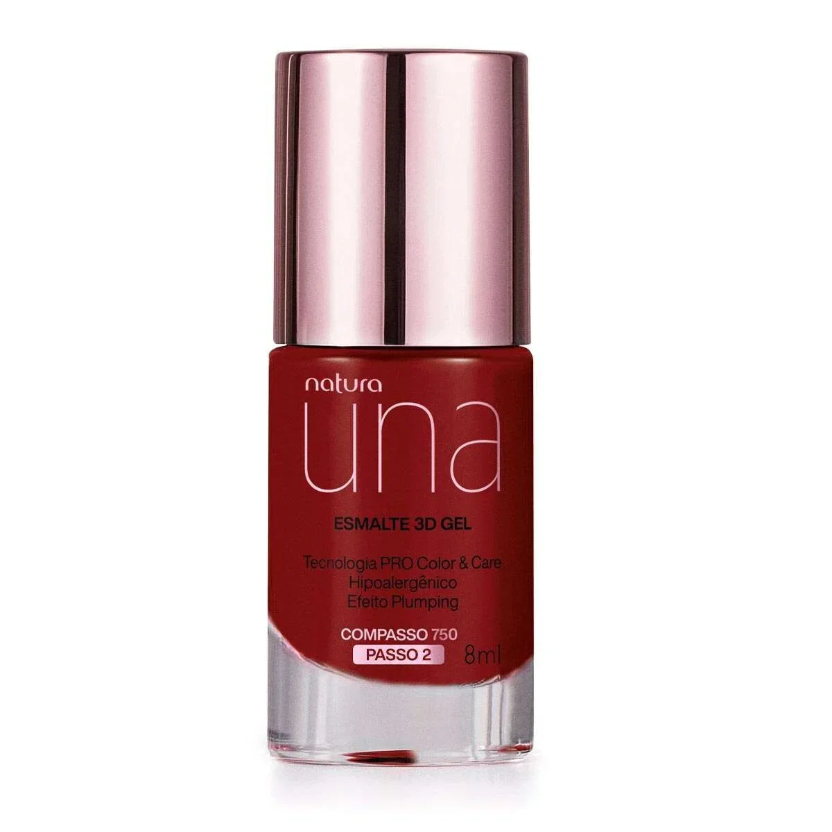 Esmalte 3D Gel Una Compasso 750 8 ml — imagem 1