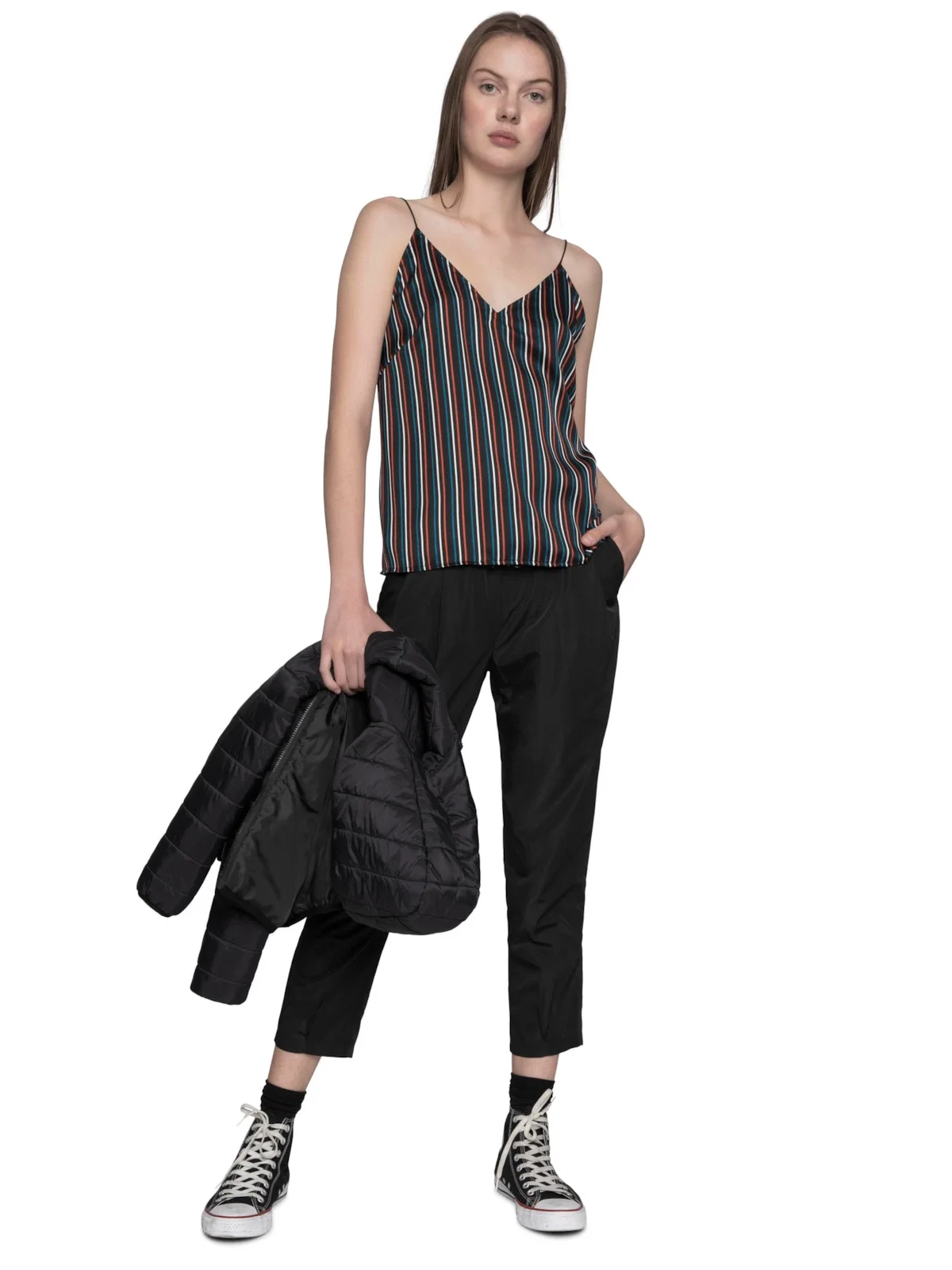 Regata Palha Twill Estampado
