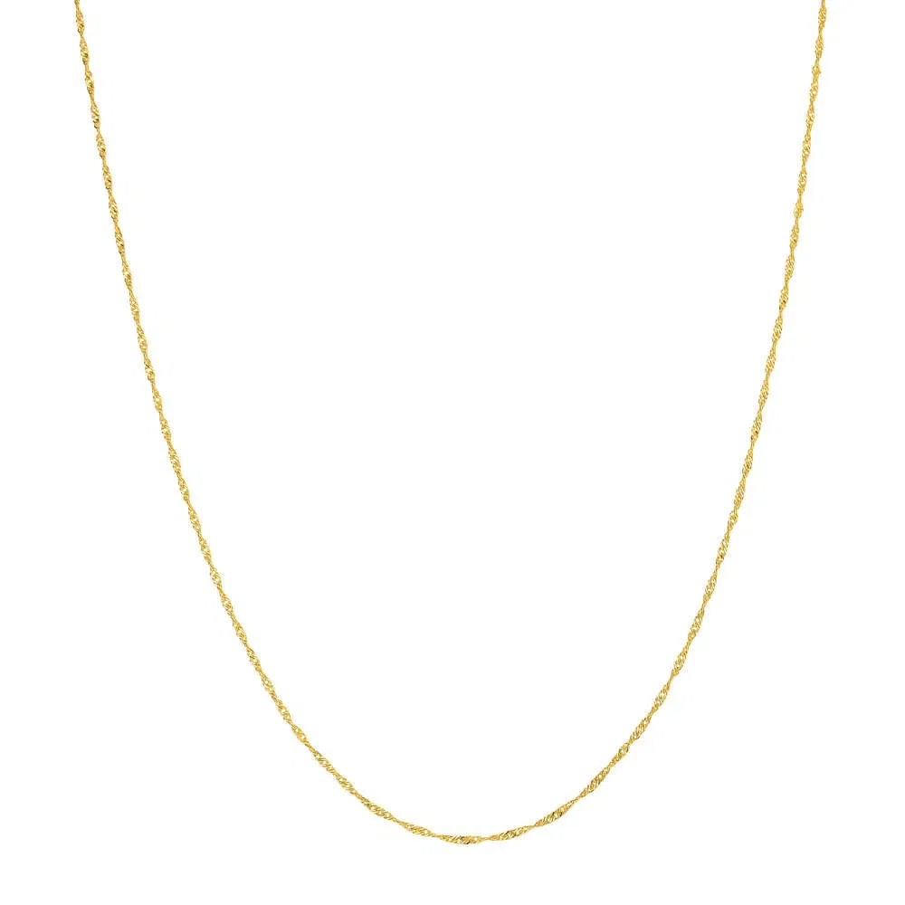 Corrente Singapura em Ouro Amarelo 18k, 45cm — imagem 1